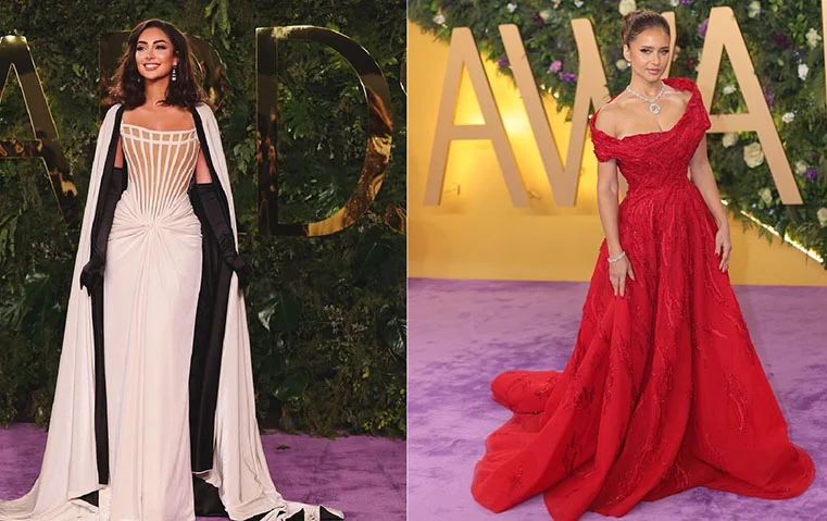 من Joy Awards إلى البحر الأحمر والقاهرة… إطلالات عربية خطفت الأنفاس في 2025